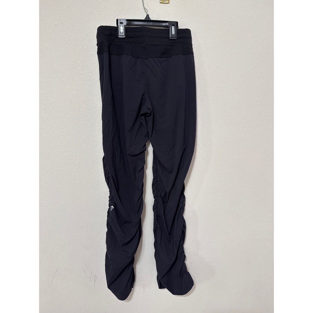 Ivivva Live to Dance Ruched Pants Kids Size 14 Black Adjustable Hem Drawstring - Picture 3 of 7